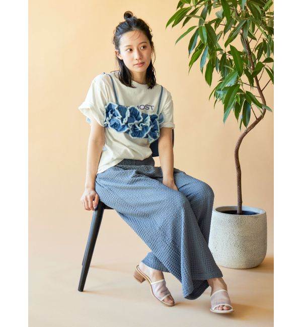 Ungrid「【WEB限定】ジャカードラフパンツ」|その他|