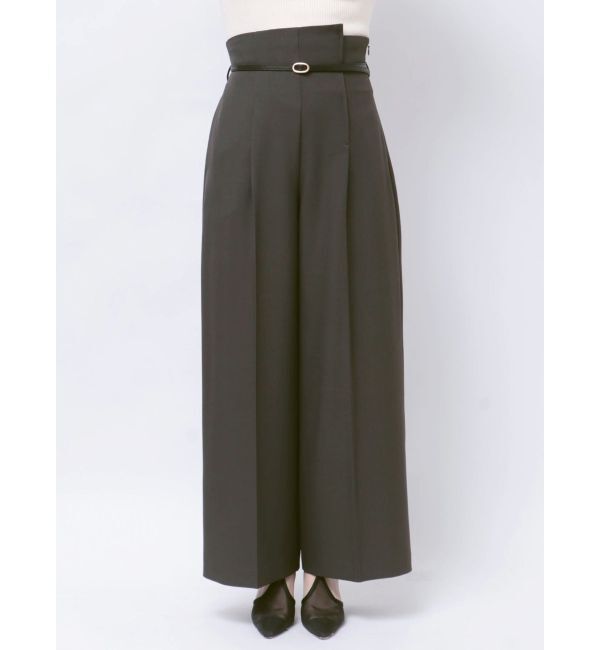 LAGUNAMOON「バイカラーベルトパンツ」|その他|