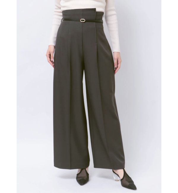 LAGUNAMOON「バイカラーベルトパンツ」|その他|