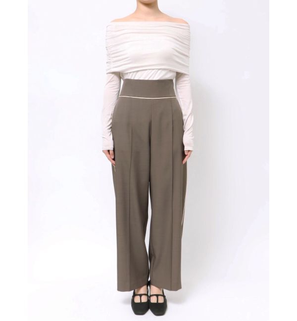 LAGUNAMOON「バイカラーパイピングパンツ」|その他|