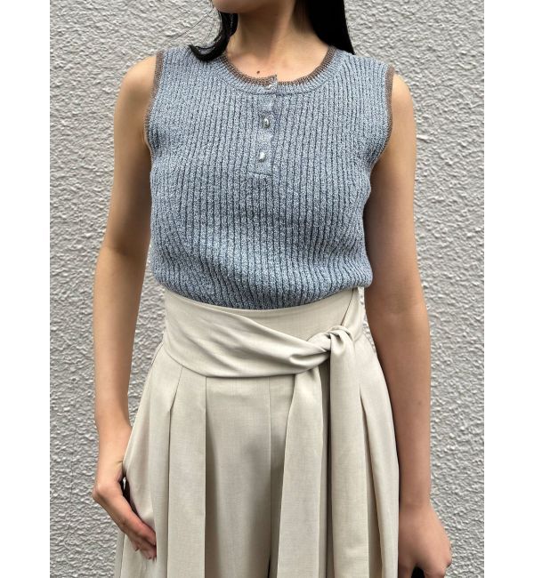 LAGUNAMOON「ウエストリボン2タックワイドパンツ」|その他|