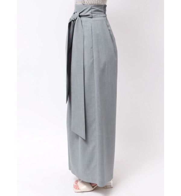 LAGUNAMOON「ウエストリボン2タックワイドパンツ」|その他|