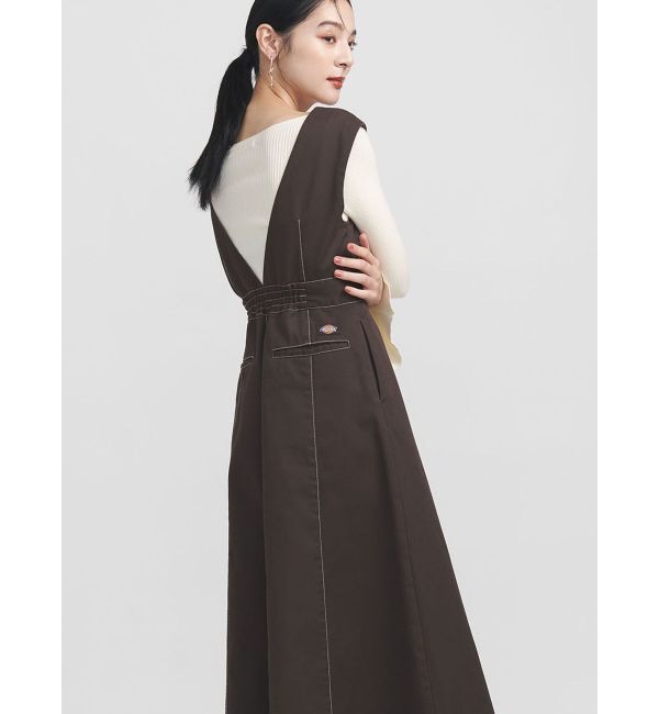 LAGUNAMOON「【別注Dickies】ZIPジャンパースカート」|ジャンパースカート|