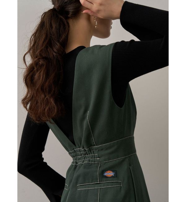 LAGUNAMOON「【別注Dickies】ZIPジャンパースカート」|ジャンパースカート|