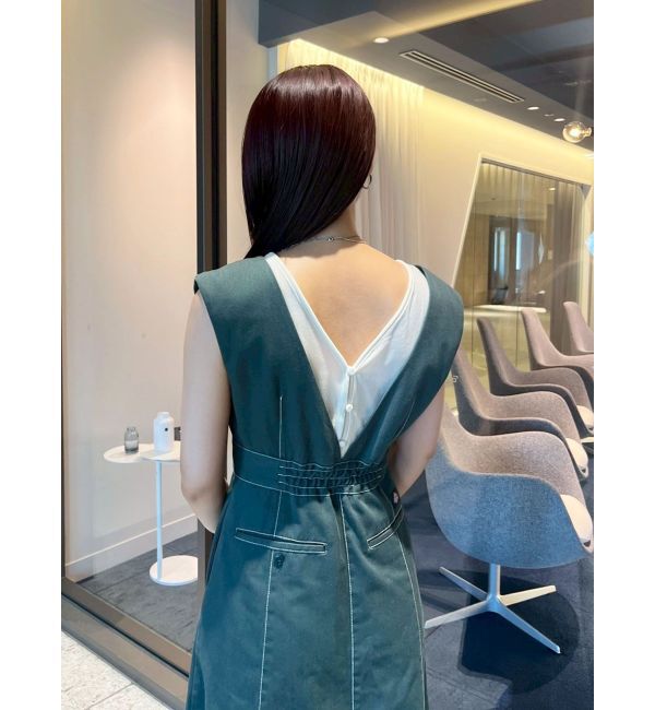 LAGUNAMOON「【別注Dickies】ZIPジャンパースカート」|ジャンパースカート|