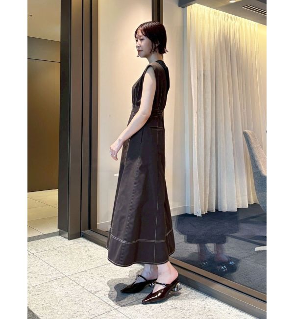 LAGUNAMOON「【別注Dickies】ZIPジャンパースカート」|ジャンパースカート|