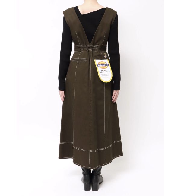 LAGUNAMOON「【別注Dickies】ZIPジャンパースカート」|ジャンパースカート|