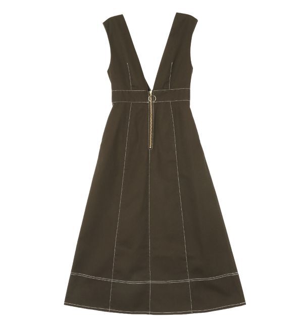 LAGUNAMOON「【別注Dickies】ZIPジャンパースカート」|ジャンパースカート|