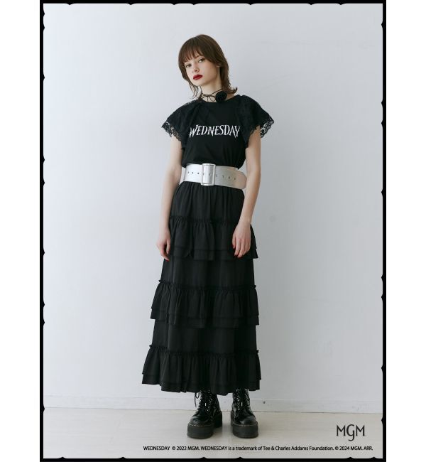 jouetie「レースドッキングラグランTシャツ【コラボ】」|Tシャツ・カットソー|