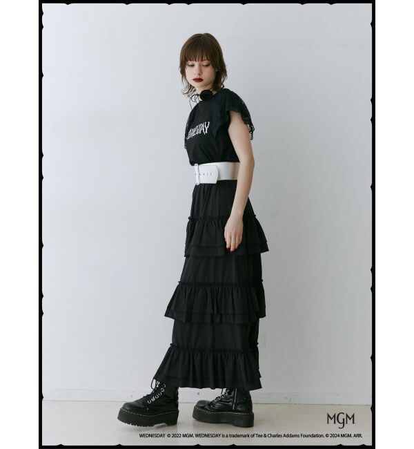 jouetie「レースドッキングラグランTシャツ【コラボ】」|Tシャツ・カットソー|