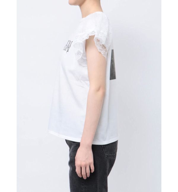 jouetie「レースドッキングラグランTシャツ【コラボ】」|Tシャツ・カットソー|