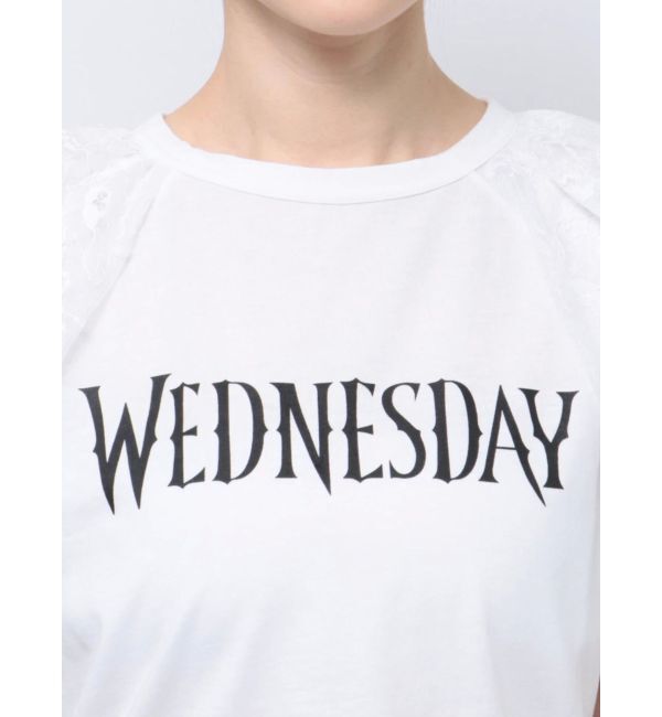 jouetie「レースドッキングラグランTシャツ【コラボ】」|Tシャツ・カットソー|