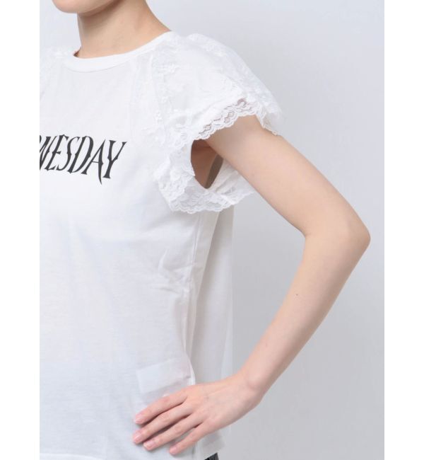 jouetie「レースドッキングラグランTシャツ【コラボ】」|Tシャツ・カットソー|