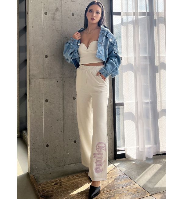 GYDA「GYDAラメフレアパンツ【SETUP着用可】」|その他|