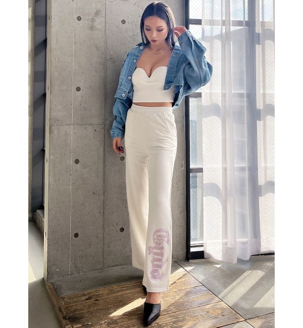 GYDA「GYDAラメフレアパンツ【SETUP着用可】」|その他|