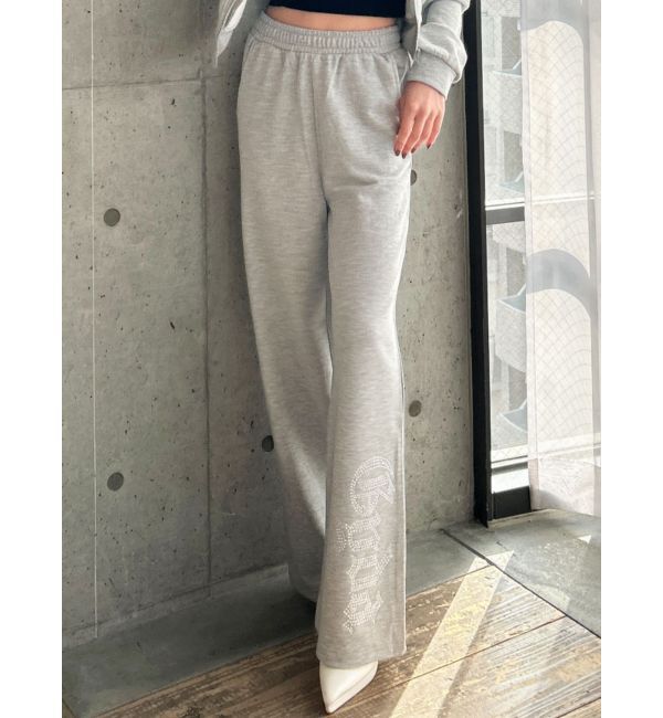 GYDA「GYDAラメフレアパンツ【SETUP着用可】」|その他|グレー