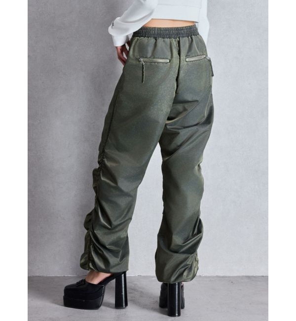 GYDA「サイドギャザーpigment processedパンツ」|その他|