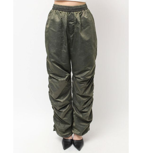 GYDA「サイドギャザーpigment processedパンツ」|その他|