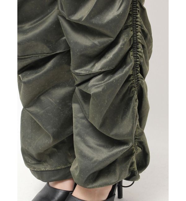 GYDA「サイドギャザーpigment processedパンツ」|その他|