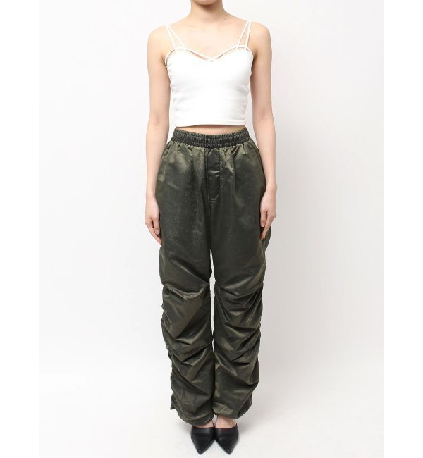 GYDA「サイドギャザーpigment processedパンツ」|その他|