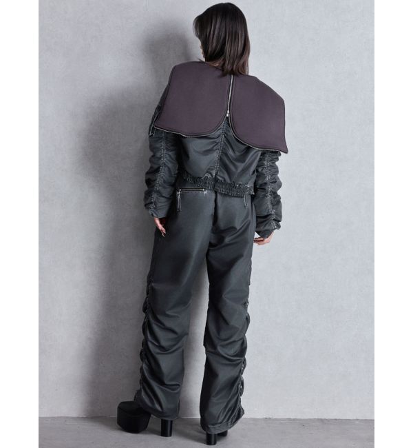 GYDA「サイドギャザーpigment processedパンツ」|その他|