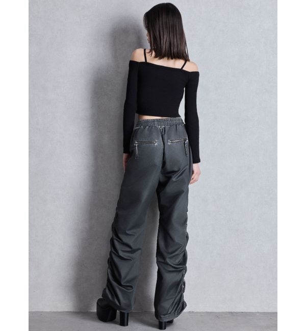 GYDA「サイドギャザーpigment processedパンツ」|その他|