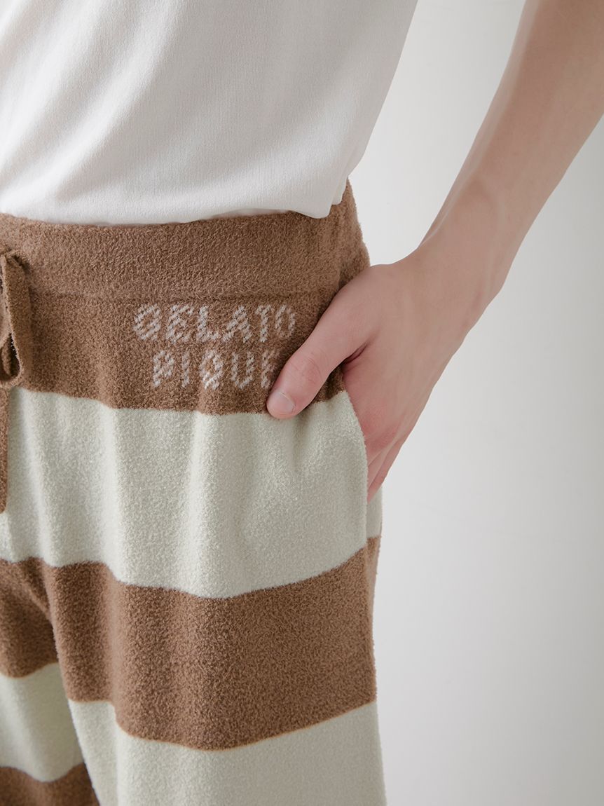 GELATO PIQUE HOMME「【HOMME】スムーズィーliteクール2ボーダーハーフパンツ」|その他|