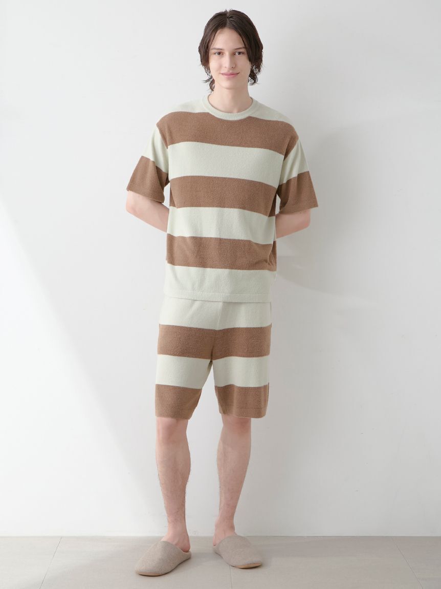 GELATO PIQUE HOMME「【HOMME】スムーズィーliteクール2ボーダーハーフパンツ」|その他|