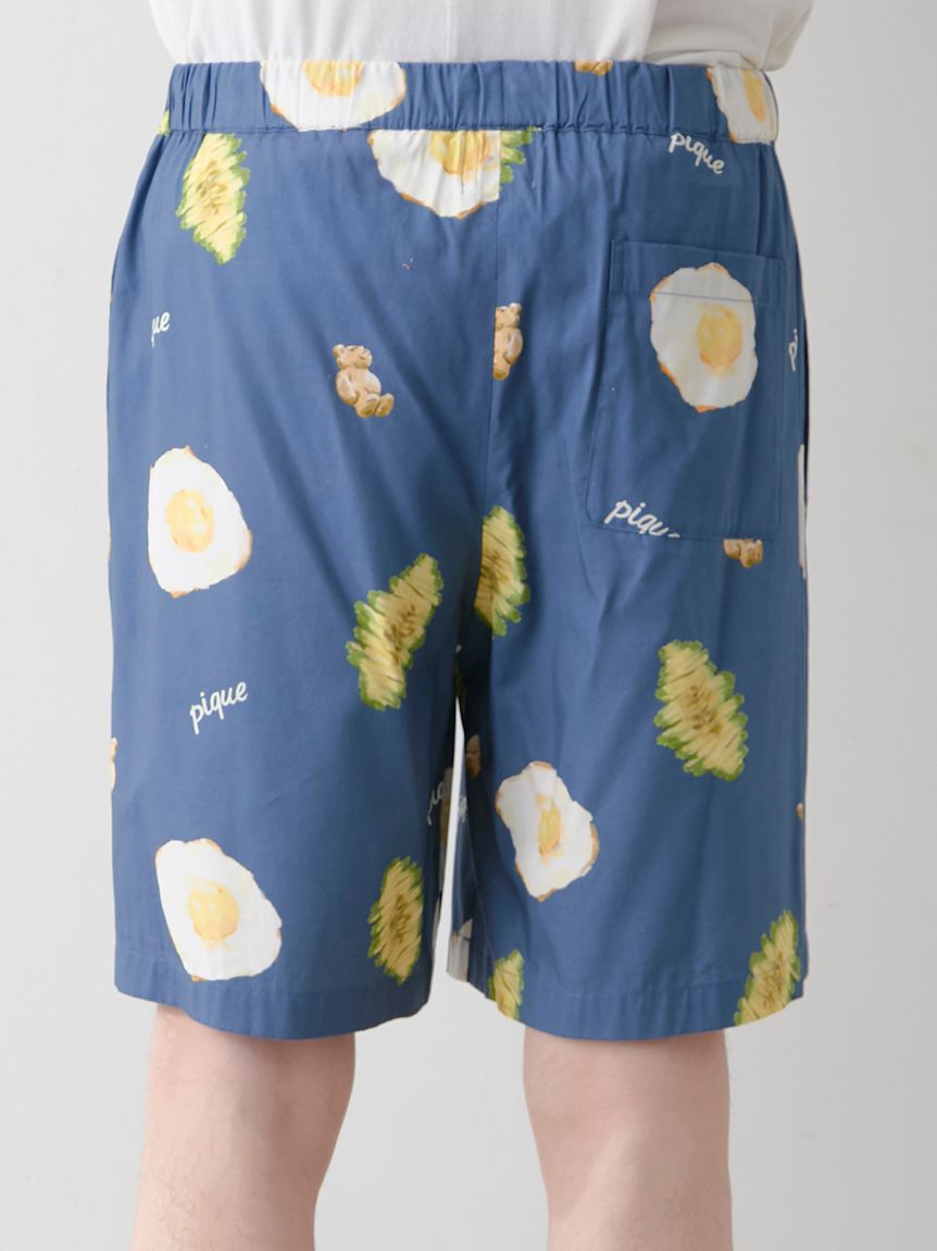GELATO PIQUE HOMME「【HOMME】サニーサイドエッグ総柄ハーフパンツ」|その他|