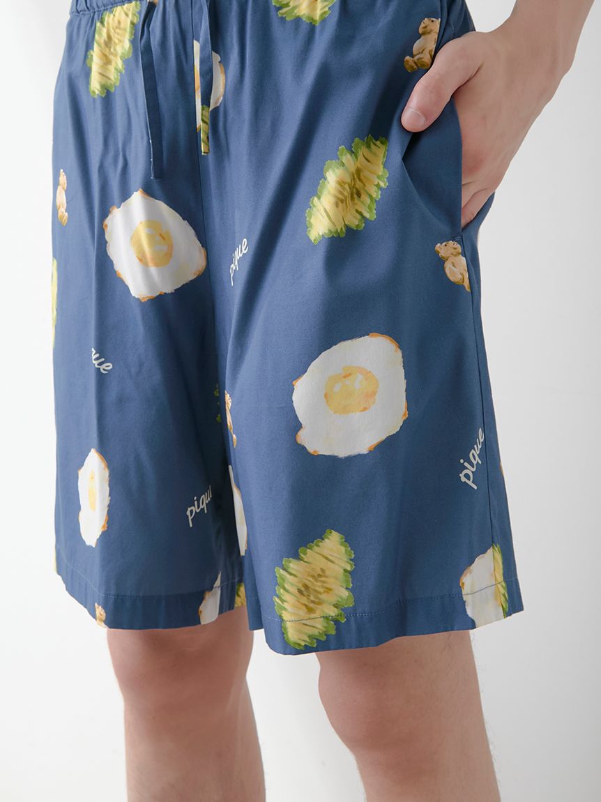 GELATO PIQUE HOMME「【HOMME】サニーサイドエッグ総柄ハーフパンツ」|その他|
