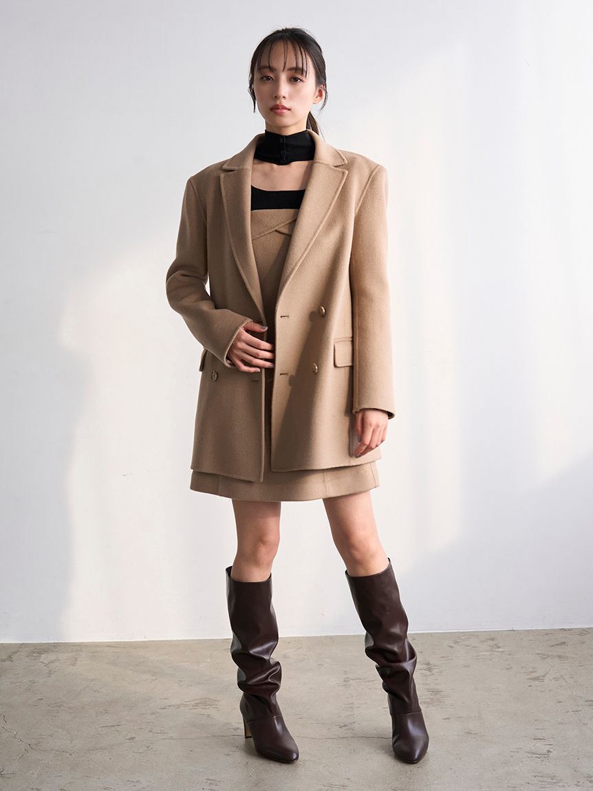 SNIDEL「テーラーリバージャケット」|テーラードジャケット|