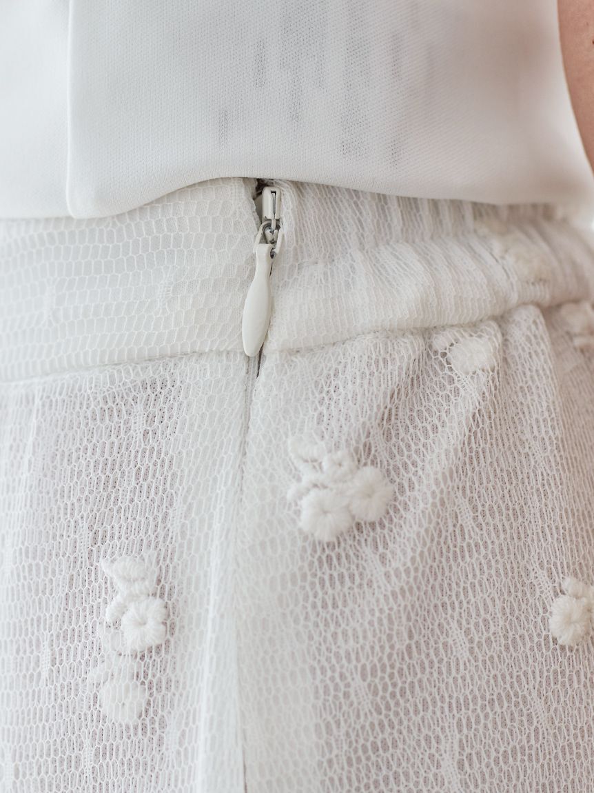 SNIDEL「チュールエンブロイダリースカショーパン」|その他|