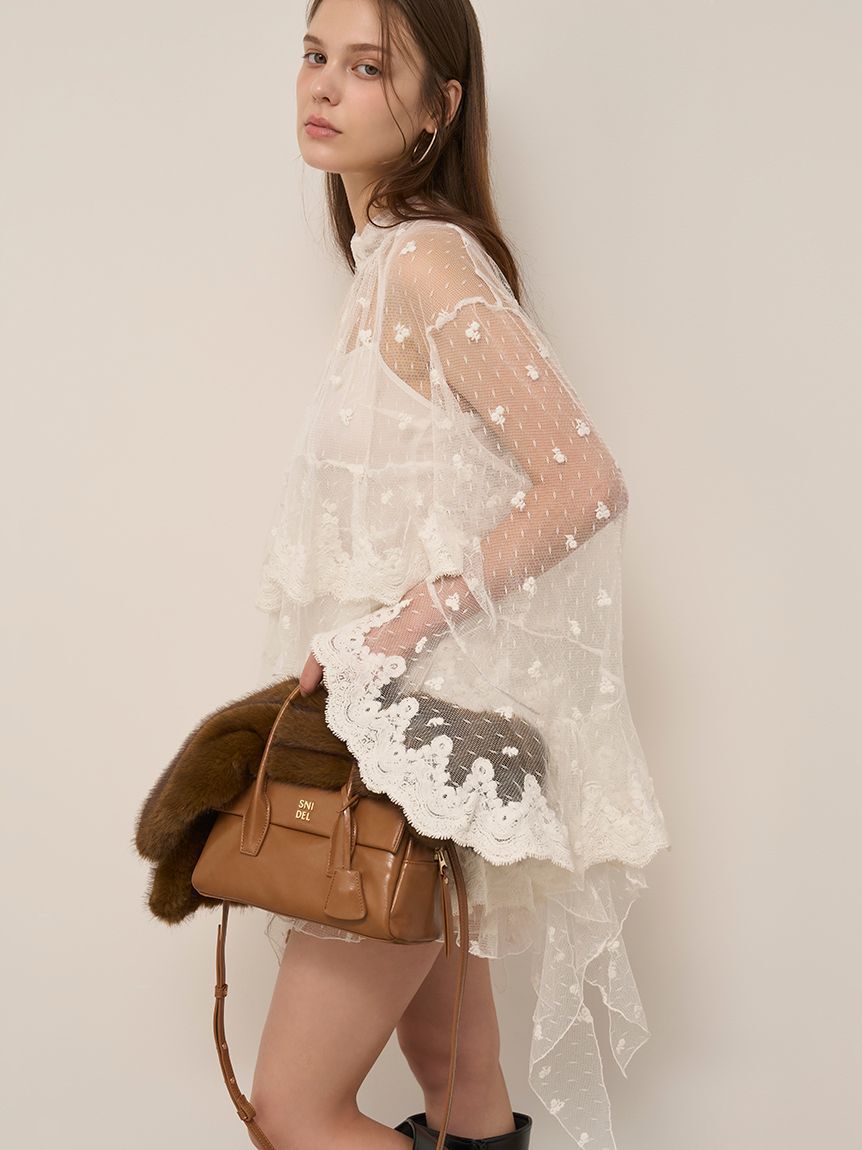 SNIDEL「チュールエンブロイダリースカショーパン」|その他|