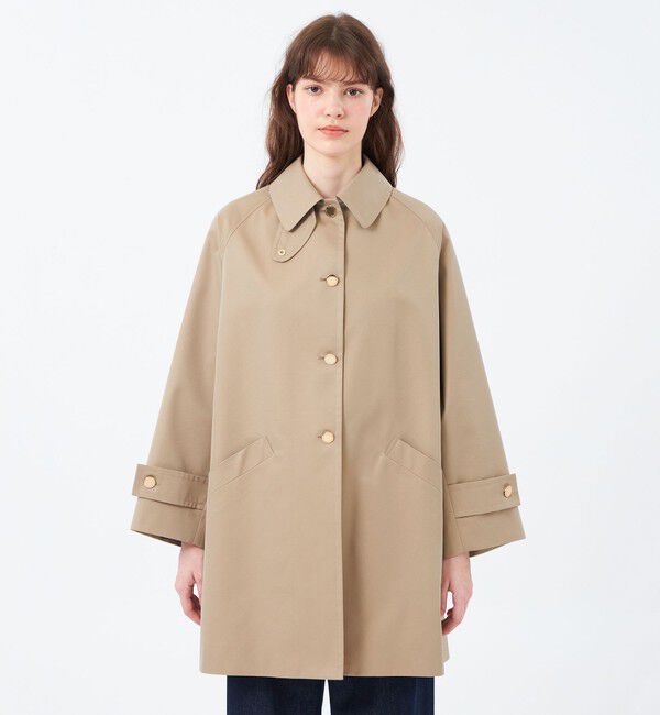 MACKINTOSH PHILOSOPHY「【WELBURY(ウェルベリー)】シャンブレーギャバジン」|ステンカラーコート|