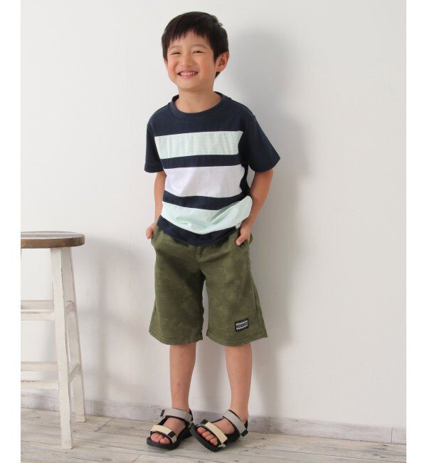 ikka kids「ムラ染め風ハーフパンツ（120~160cm）」|その他|