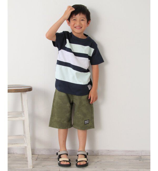 ikka kids「ムラ染め風ハーフパンツ（120~160cm）」|その他|