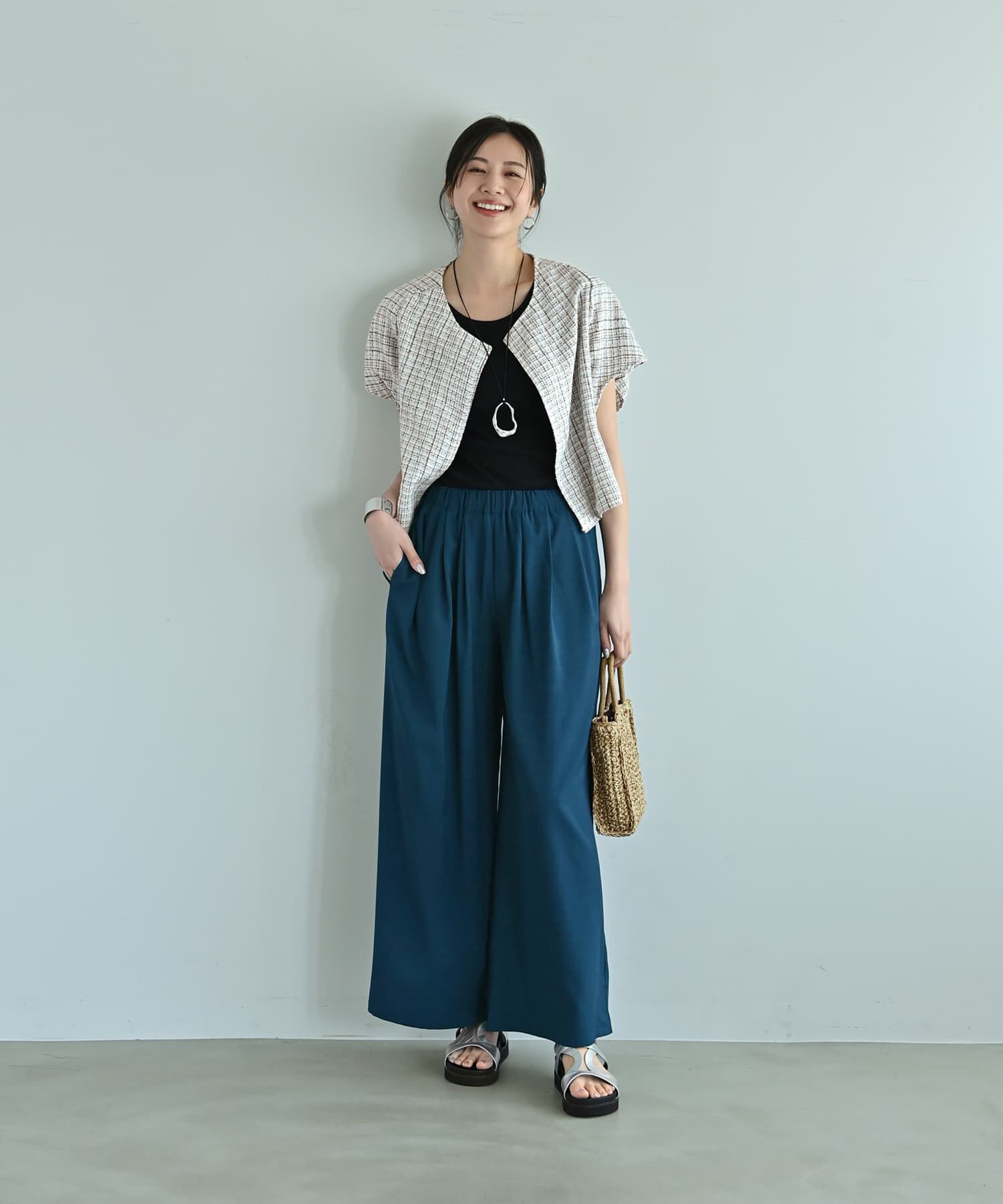 STYLE DELI「【Kana Oyama&times;BLK001】セットアップパンツ／DELI size」|その他|