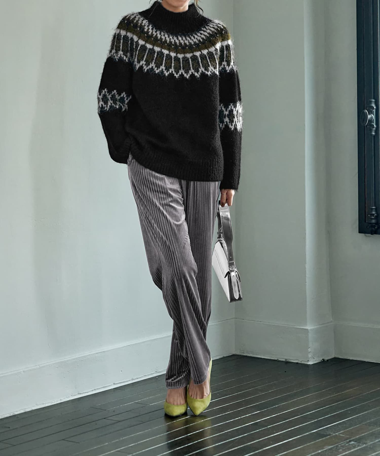 STYLE DELI「ストライプベロアリラックスパンツ」|その他|