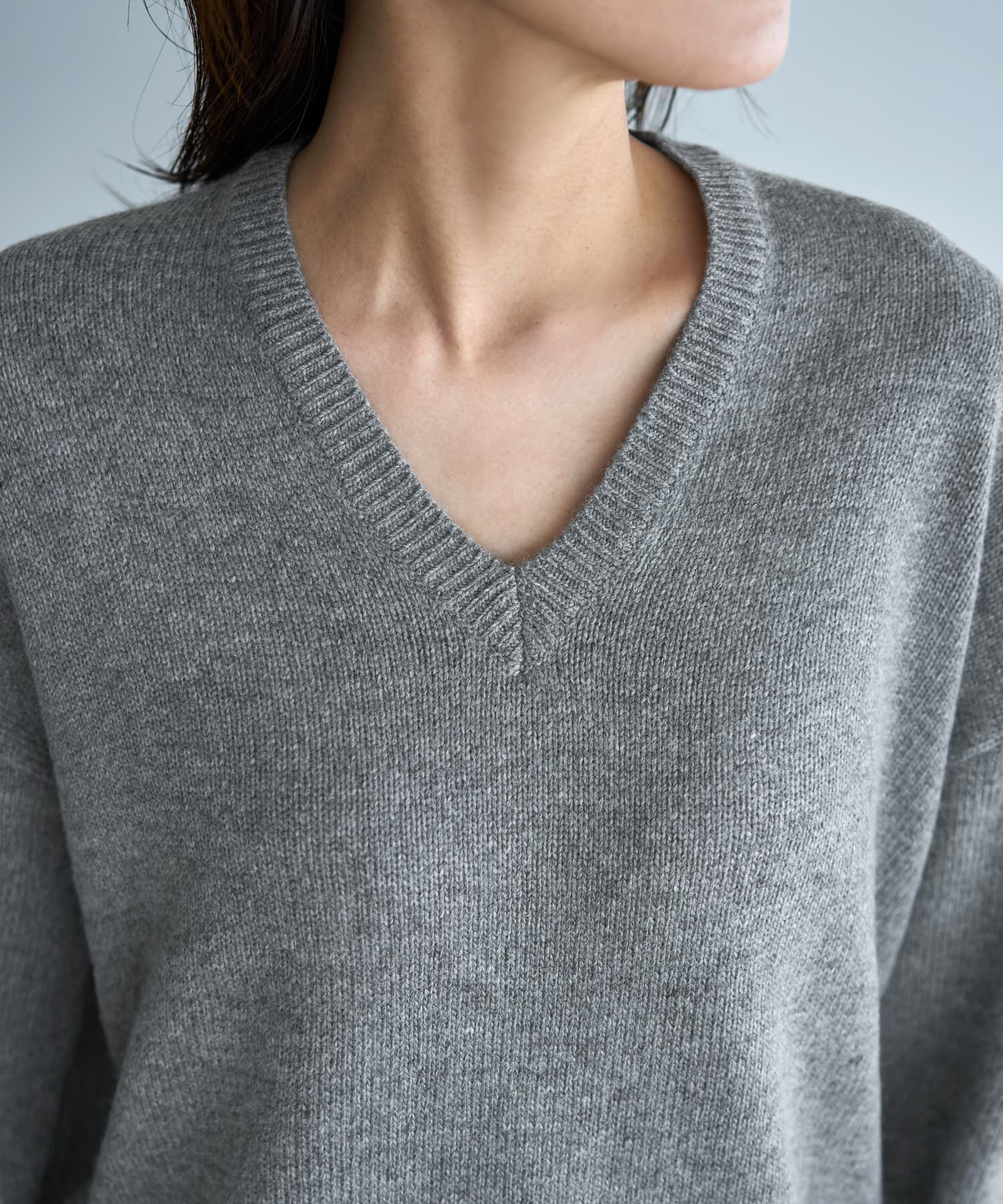 STYLE DELI「着やすいVネックニットトップス」|ニット・セーター|