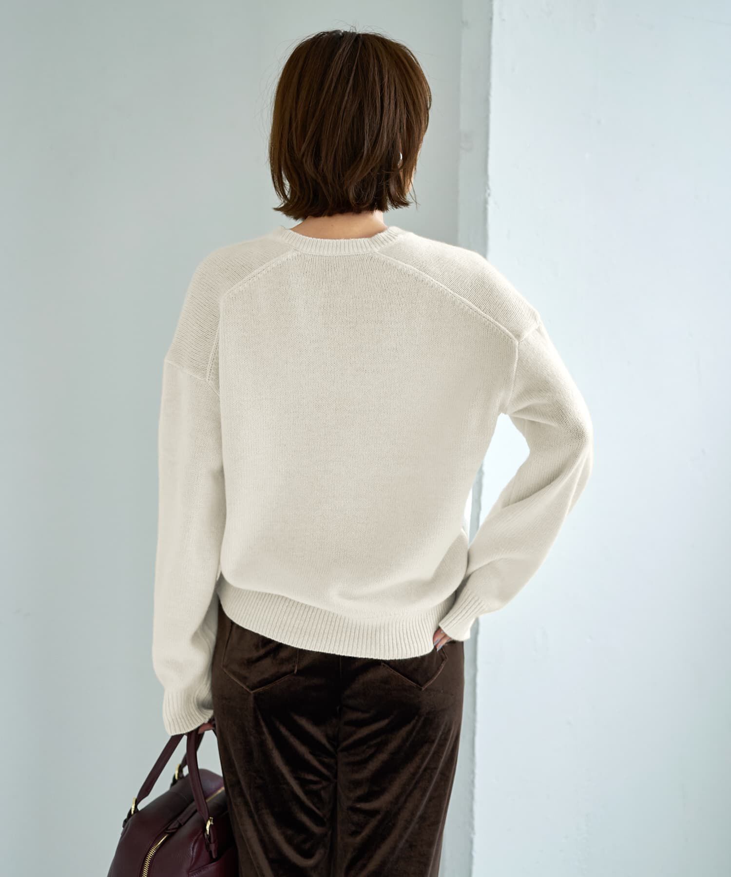 STYLE DELI「着やすいVネックニットトップス」|ニット・セーター|