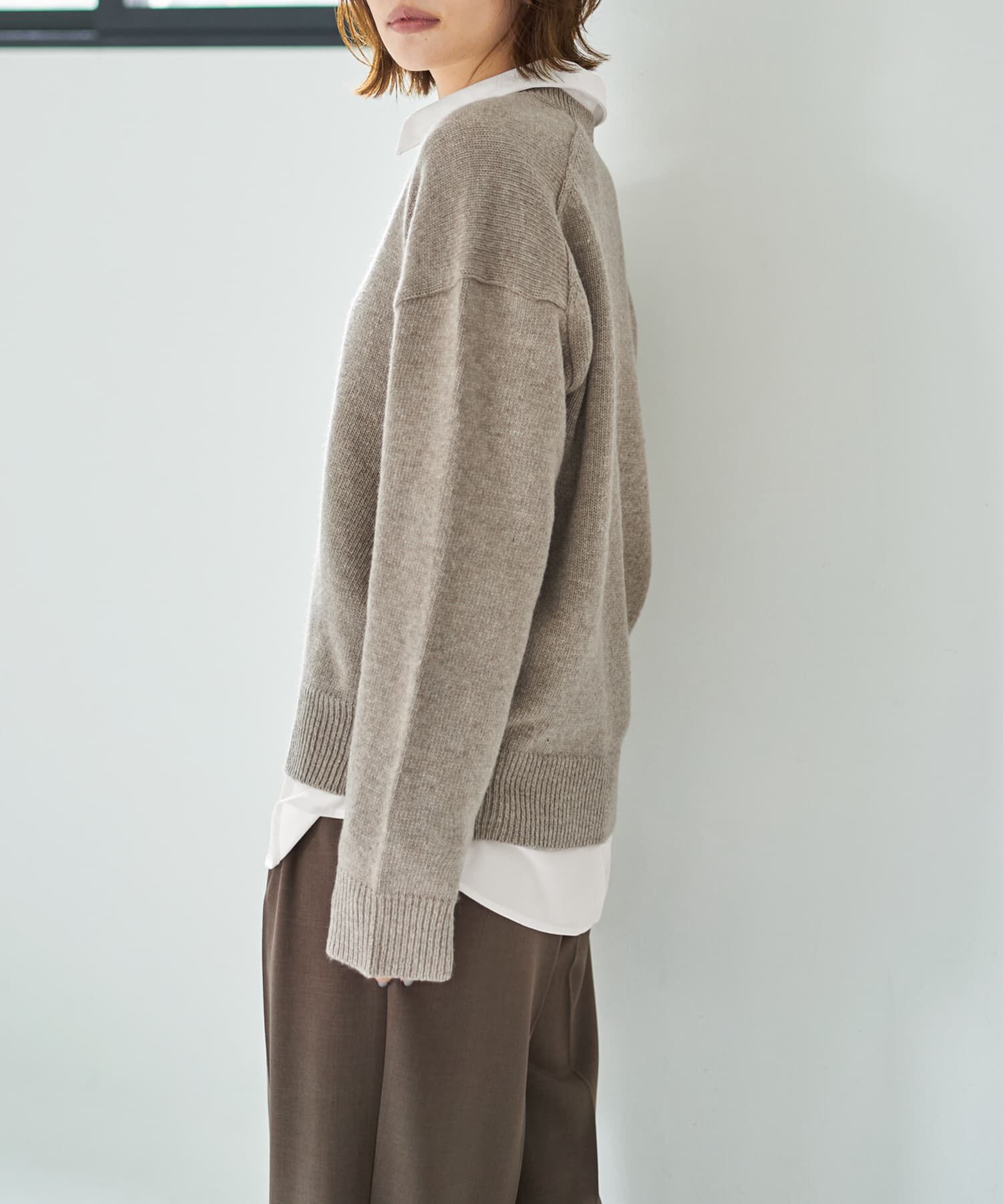 STYLE DELI「着やすいVネックニットトップス」|ニット・セーター|