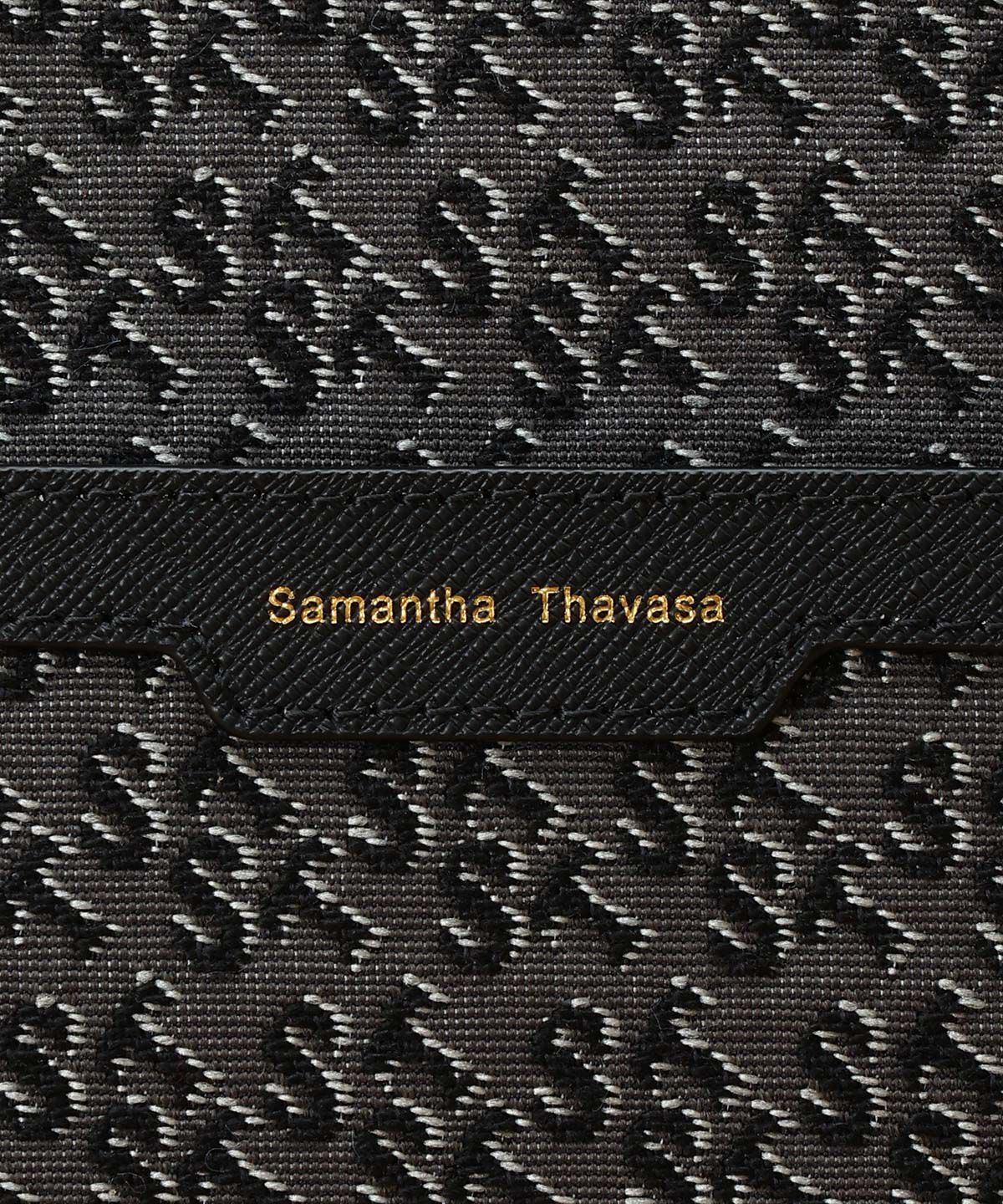 Samantha Thavasa「ST Jacquard シルエット スクエアトートバッグ」|トートバッグ|