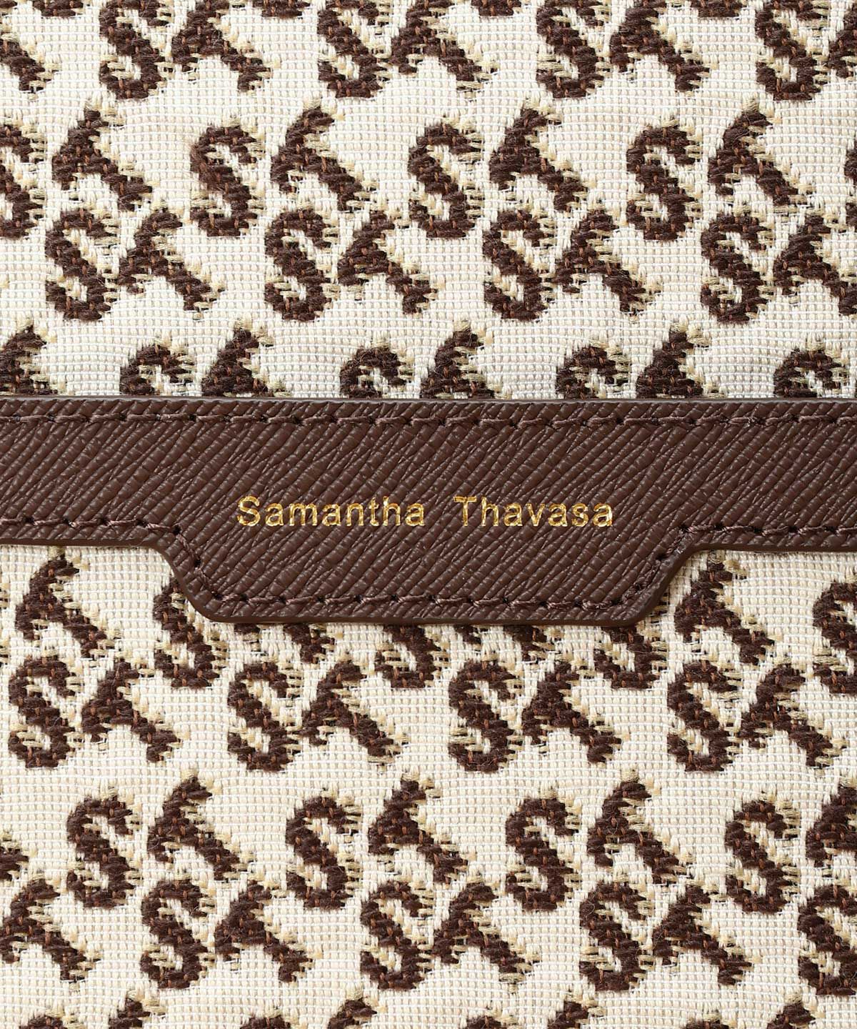 Samantha Thavasa「ST Jacquard シルエット スクエアトートバッグ」|トートバッグ|