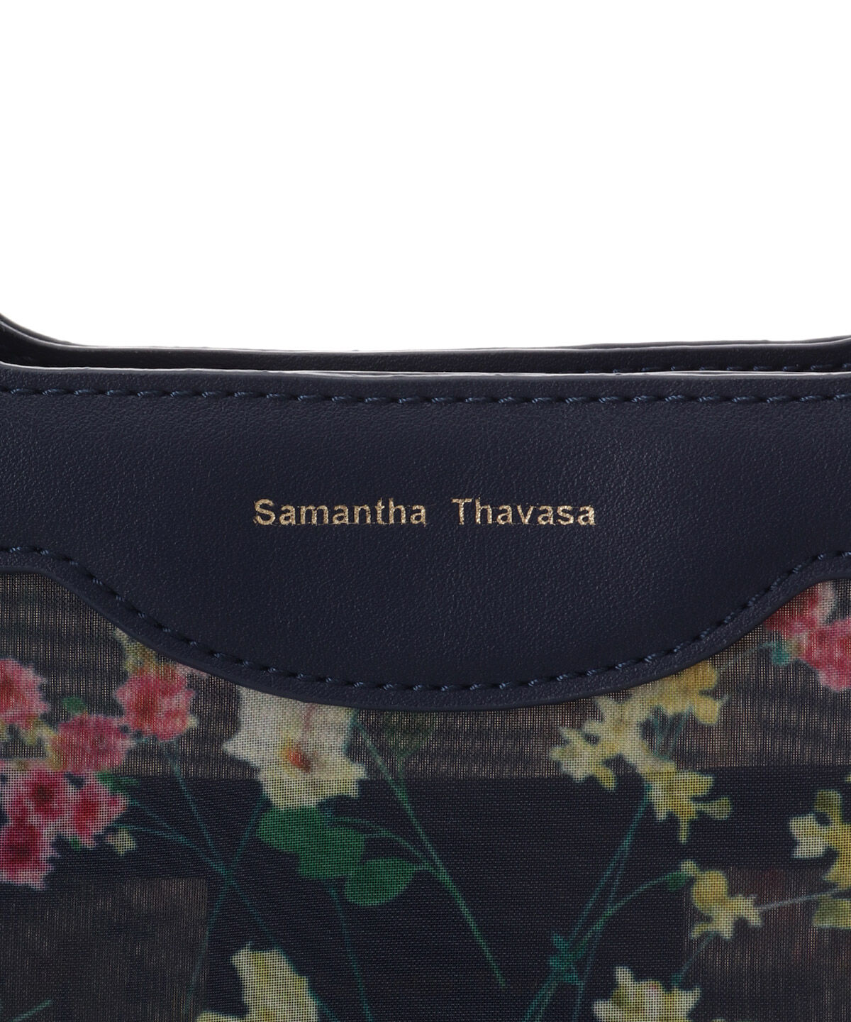 Samantha Thavasa「フラワーモチーフチュール トートバッグ」|トートバッグ|