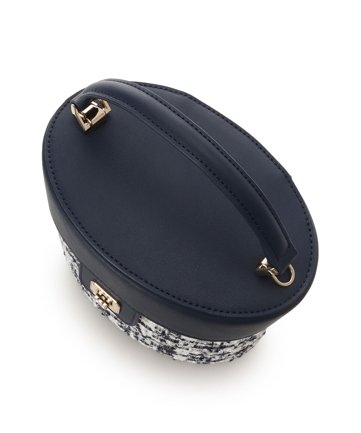 Samantha Thavasa「オリジナル金具ツイード バニティバッグ」|ハンドバッグ|