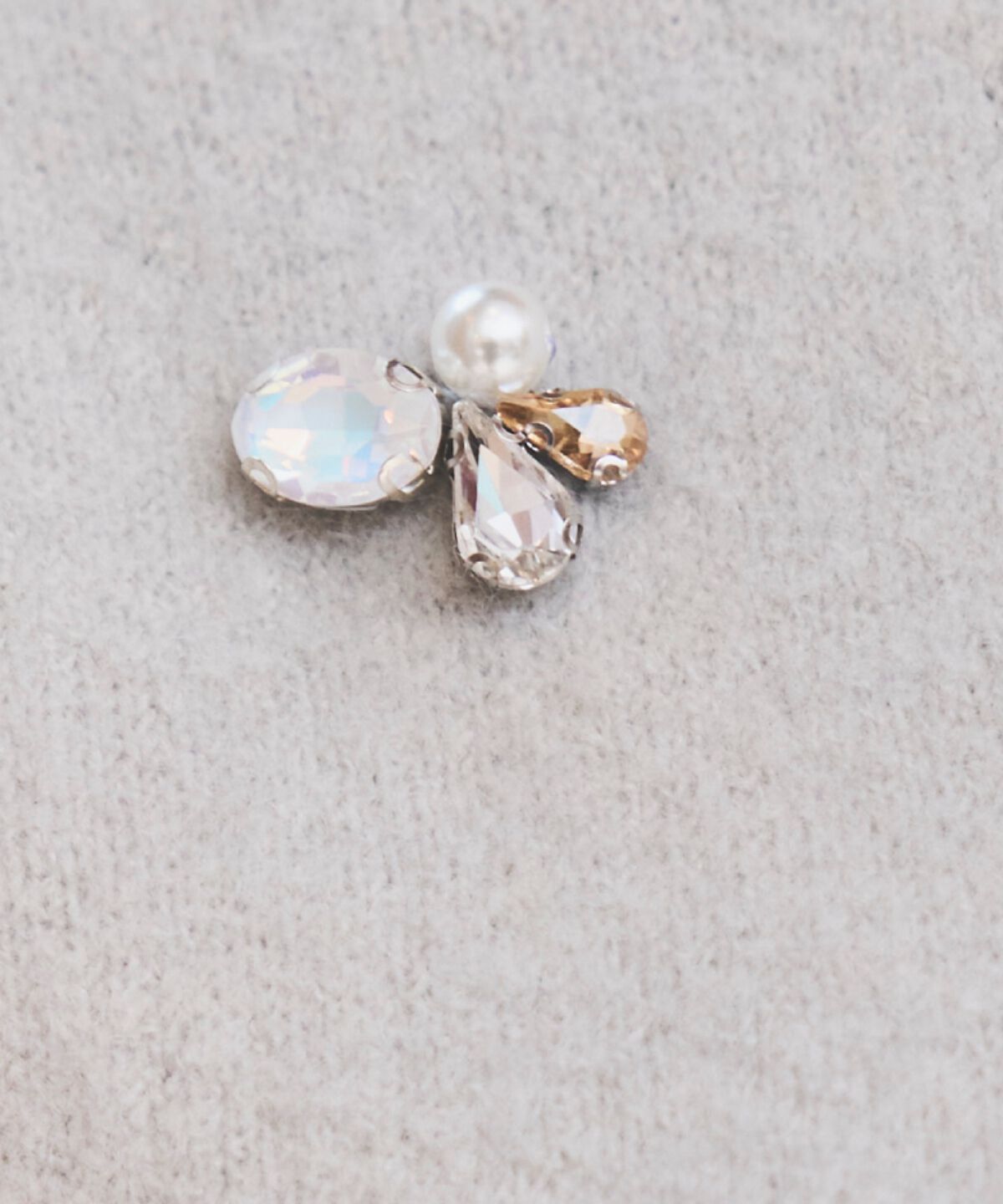 アンドクチュール「ビジュー付きニットカーディガン」|カーディガン|