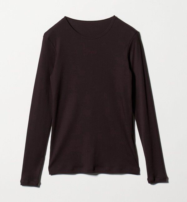 UNITED ARROWS「コットン テレコ クルーネック カットソー」|Tシャツ・カットソー|DK.BROWN