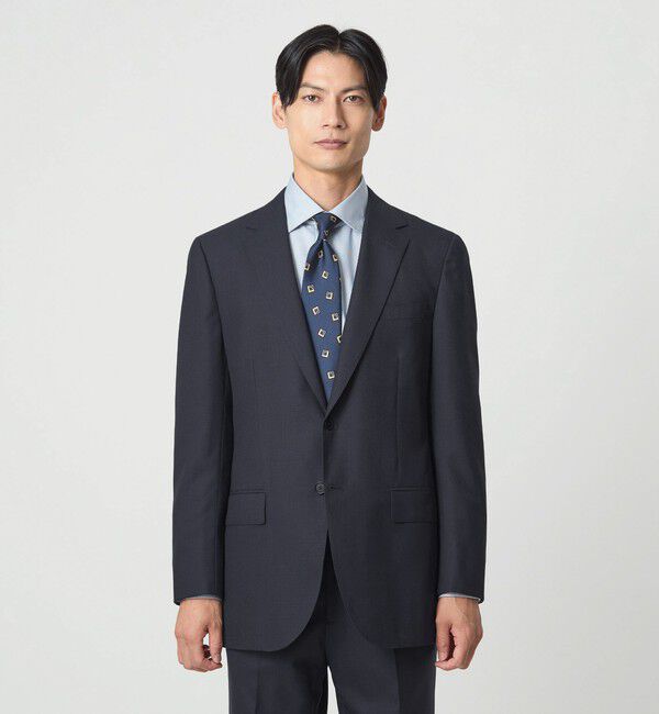 UNITED ARROWS green label relaxing「GUABELLO 組織無地 2B MF スーツジャケット」|スーツ|