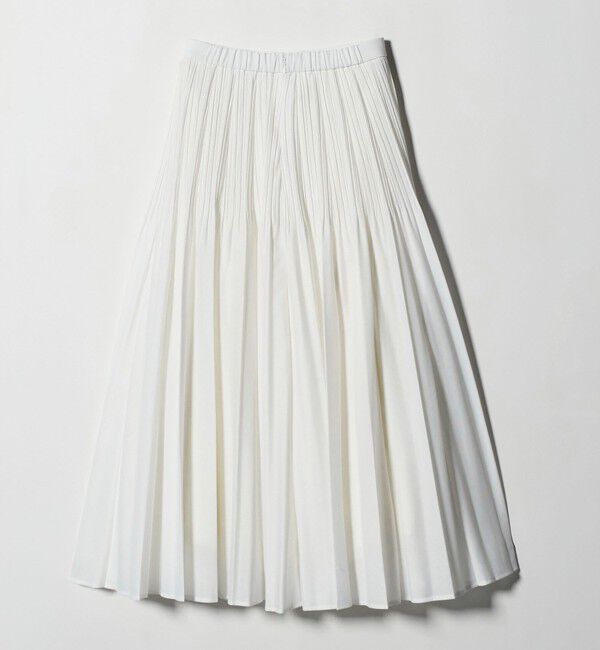 UNITED ARROWS green label relaxing「シアー プリーツ スカート」|フレア|