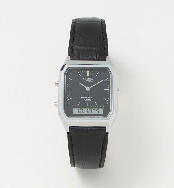 UNITED ARROWS green label relaxing「＜CASIO＞AQ-230EL 腕時計」|腕時計|BLACK
